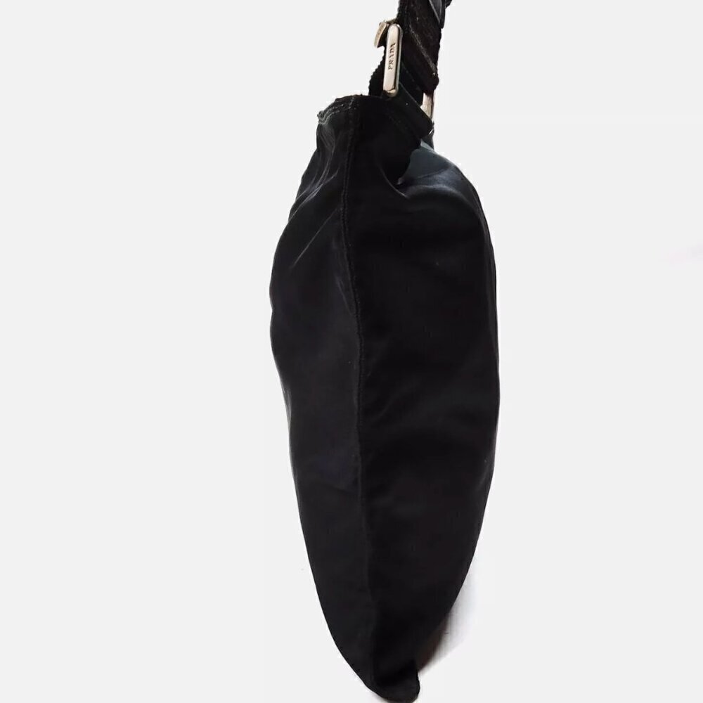 PRADA Black Tessuto Nylon Crossbody Messenger Bag - Picture 4 of 13